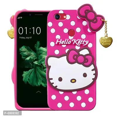 Stylish Trendy Hello Kitty Back Cover For OPPO F5 Soft Silicon Girls Phone Case Cover
