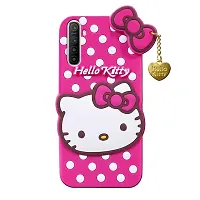 Stylish Trendy Hello Kitty Back Cover For Realme 6i Soft Silicon Girls Phone Case Cover-thumb1