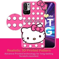 Stylish Trendy Hello Kitty Back Cover For Redmi Note 10T 5G Soft Silicon Girls Phone Case Cover-thumb1