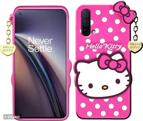 Stylish Trendy Hello Kitty Back Cover For OnePlus Nord CE 5G Soft Silicon Girls Phone Case Cover-thumb2