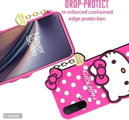 Stylish Trendy Hello Kitty Back Cover For OnePlus Nord CE 5G Soft Silicon Girls Phone Case Cover-thumb4