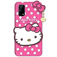 Stylish Trendy Hello Kitty Back Cover For Realme Narzo 30 Pro Soft Silicon Girls Phone Case Cover-thumb1