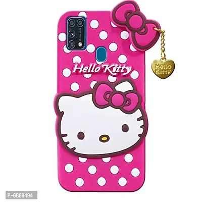 Stylish Trendy Hello Kitty Back Cover For Samsung Galaxy M31 Soft Silicon Girls Phone Case Cover-thumb2