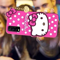 Stylish Trendy Hello Kitty Back Cover For Vivo Y20A Soft Silicon Girls Phone Case Cover-thumb3