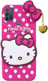 Stylish Trendy Hello Kitty Back Cover For Moto G10 power Soft Silicon Girls Phone Case Cover-thumb2