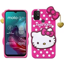 Stylish Trendy Hello Kitty Back Cover For Moto G40 Soft Silicon Girls Phone Case Cover-thumb1