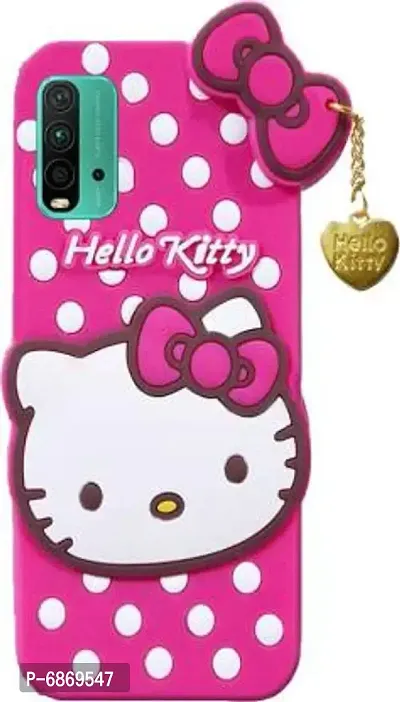 Stylish Trendy Hello Kitty Back Cover For Redmi 9 Power Soft Silicon Girls Phone Case Cover-thumb3