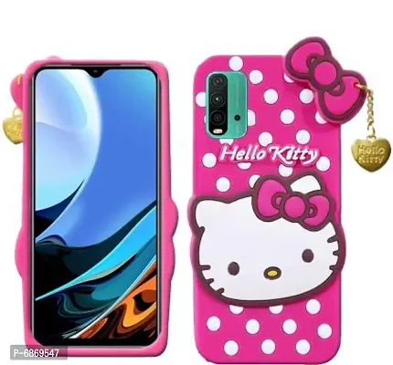 Stylish Trendy Hello Kitty Back Cover For Redmi 9 Power Soft Silicon Girls Phone Case Cover-thumb2