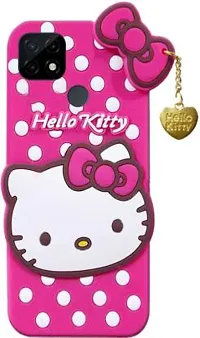 Stylish Trendy Hello Kitty Back Cover For Realme C21 Soft Silicon Girls Phone Case Cover-thumb3