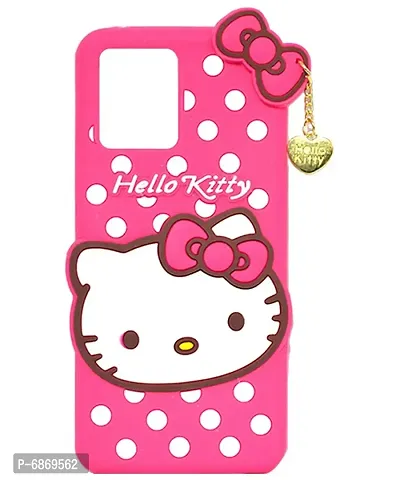 Stylish Trendy Hello Kitty Back Cover For Redmi Note 11 5G Soft Silicon Girls Phone Case Cover