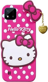 Stylish Trendy Hello Kitty Back Cover For Realme C11 2021 Soft Silicon Girls Phone Case Cover-thumb3
