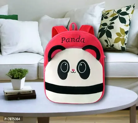 Pink Panda Kids School Bag Cartoon Backpacks
