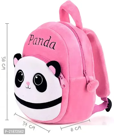 Aviaaz Down Panda Pink Kids School Bag Cute Backpacks for Girls/Boys/Animal Cartoon Mini Travel Bag Backpack for Kids Girl Boy 2-6 Years-thumb3