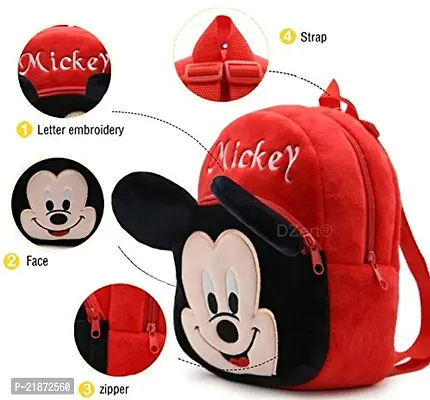 Aviaaz Mickey Down Kids School Bag Cute Backpacks for Girls/Boys/Animal Cartoon Mini Travel Bag Backpack for Kids Girl Boy 2-6 Years-thumb3