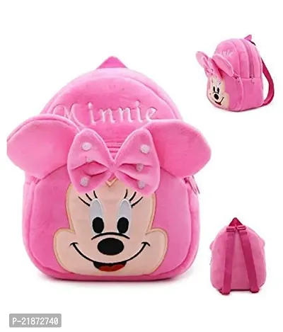 Aviaaz Minie red  Minnie Pink Combo Kids School Bag Cute Backpacks for Girls/Boys/Animal Cartoon Mini Travel Bag Backpack for Kids Girl Boy 2-6 Years-thumb2