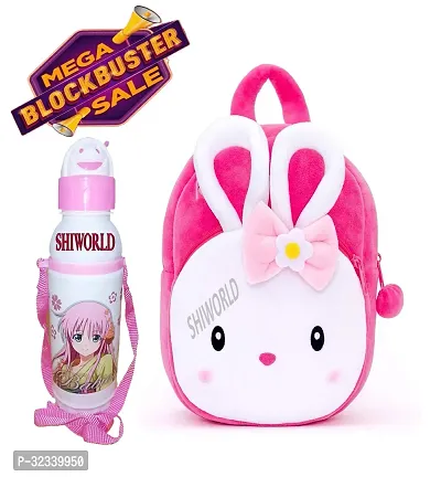 Stylish School Bag with Water Bottle for Kids