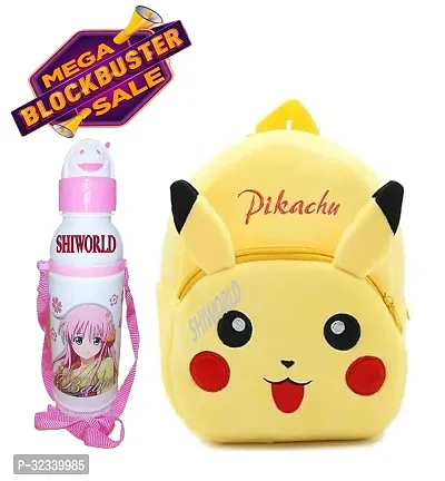 Stylish School Bag with Water Bottle for Kids