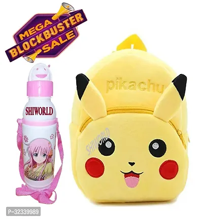 Stylish School Bag with Water Bottle for Kids-thumb0