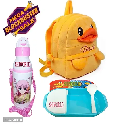 Stylish School Bag and Lunch Box with Water Bottle for Kids-thumb0