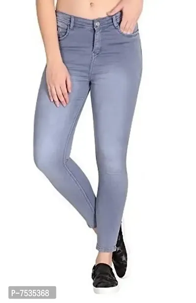 Fashionable Exclusive Womens Skinny fit Jeans Round Pocket-thumb0