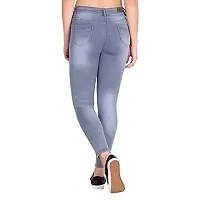Fashionable Exclusive Womens Skinny fit Jeans Round Pocket-thumb3