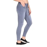 Fashionable Exclusive Womens Skinny fit Jeans Round Pocket-thumb1