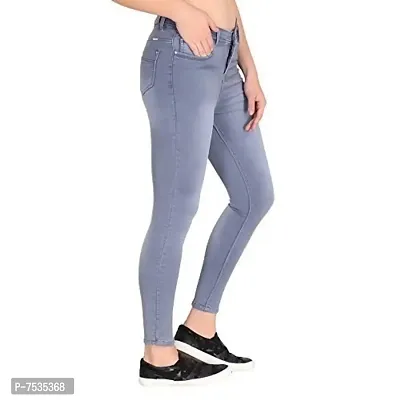 Fashionable Exclusive Womens Skinny fit Jeans Round Pocket-thumb2