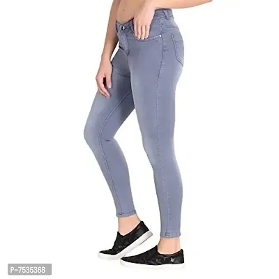 Fashionable Exclusive Womens Skinny fit Jeans Round Pocket-thumb3