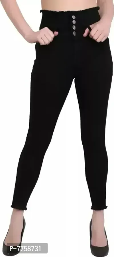 High-Waisted Power Slim Straight Black Jeans for Women | Old Navy