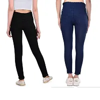 Fashionable Women Wear Stretchable and Stylish Denim Jeans - Combo of 2-thumb1