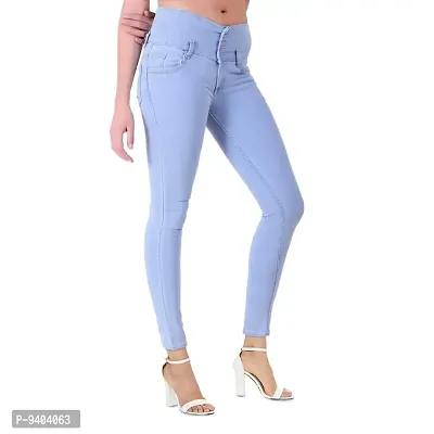 Fashionable Exclusive Present Women  Girls Wear Stretchable and Stylish Denim Jeans-thumb2
