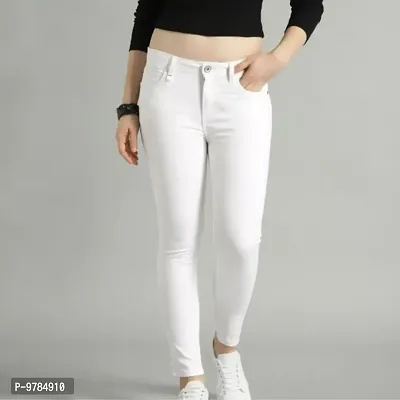 Stylish Women Demin Skinny Fit Jeans-thumb0
