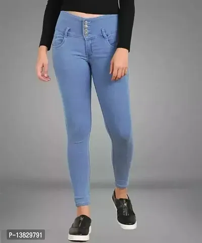 FashionEnsta Present Women  Girls Wear Stretchable and Stylish Denim Jeans-thumb3