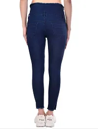 Classic Solid Jeans for Women-thumb1