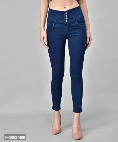 Buy Navy Blue Denim Solid Jeans Jeggings For Women Online In India At  Discounted Prices