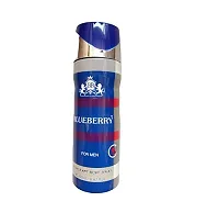 Blueberry Deodorant Body Spray For Men  200 ml Each (Pack Of 2)-thumb1