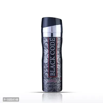 Black Code Deodorant For Man  Women (200 ml)