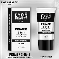 Lyon Beauty 3 in 1 Long Lassting Primer (30 ml)-thumb1