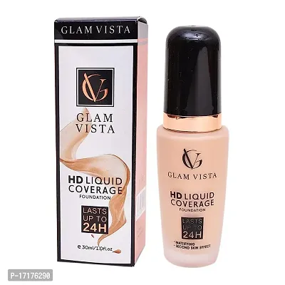 Glam Vista HD Liquid Coverage Foundation (30 ml)