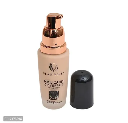 Glam Vista HD Liquid Coverage Foundation 30 ml Each (Pack Of 2)-thumb3