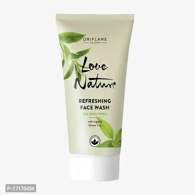 Oriflame Love Nature Refreshing Face Wash For All Skin Types 50 ml Each (Pack Of 2)-thumb2