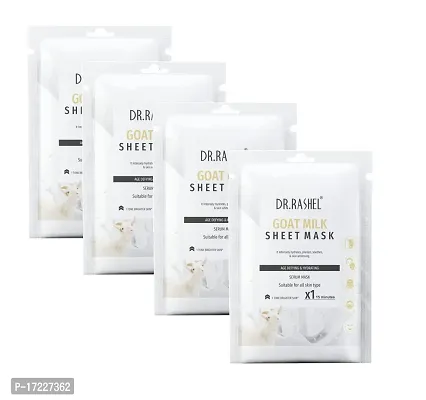 Dr Rashel Goat Milk Sheet Mask 20 g Each (Paack Of 4)