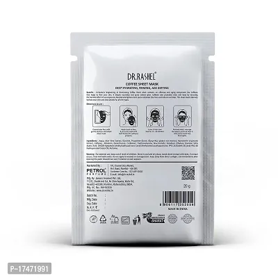 Dr Rashel Coffee Sheet Mask 20 g Each (Pack Of 4)-thumb4