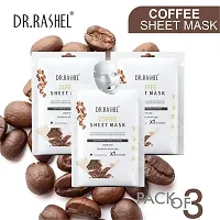 Dr Rashel Coffee Sheet Mask 20 g Each (Pack Of 3)-thumb1