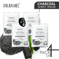 Dr Rashel Charcoal Sheet Mask 20 g Each (Pack Of 4)-thumb1