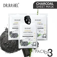 Dr Rashel Charcoal Sheet Mask 20 g Each (Pack Of 3)-thumb2