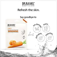 Dr Rashel Carrot Sheet Mask 20 g Each (Pack Of 3)-thumb1