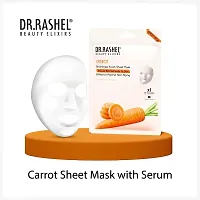 Dr Rashel Carrot Sheet Mask 20 g Each (Pack Of 3)-thumb2