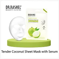 Dr Rashel Tinder Coconut Sheet Mask 20 g (Pack Of 4)-thumb1