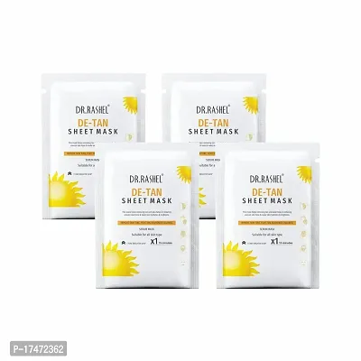 Dr Rashel De-Tan Sheet Mask 20 g each (Pack Of 4)-thumb0